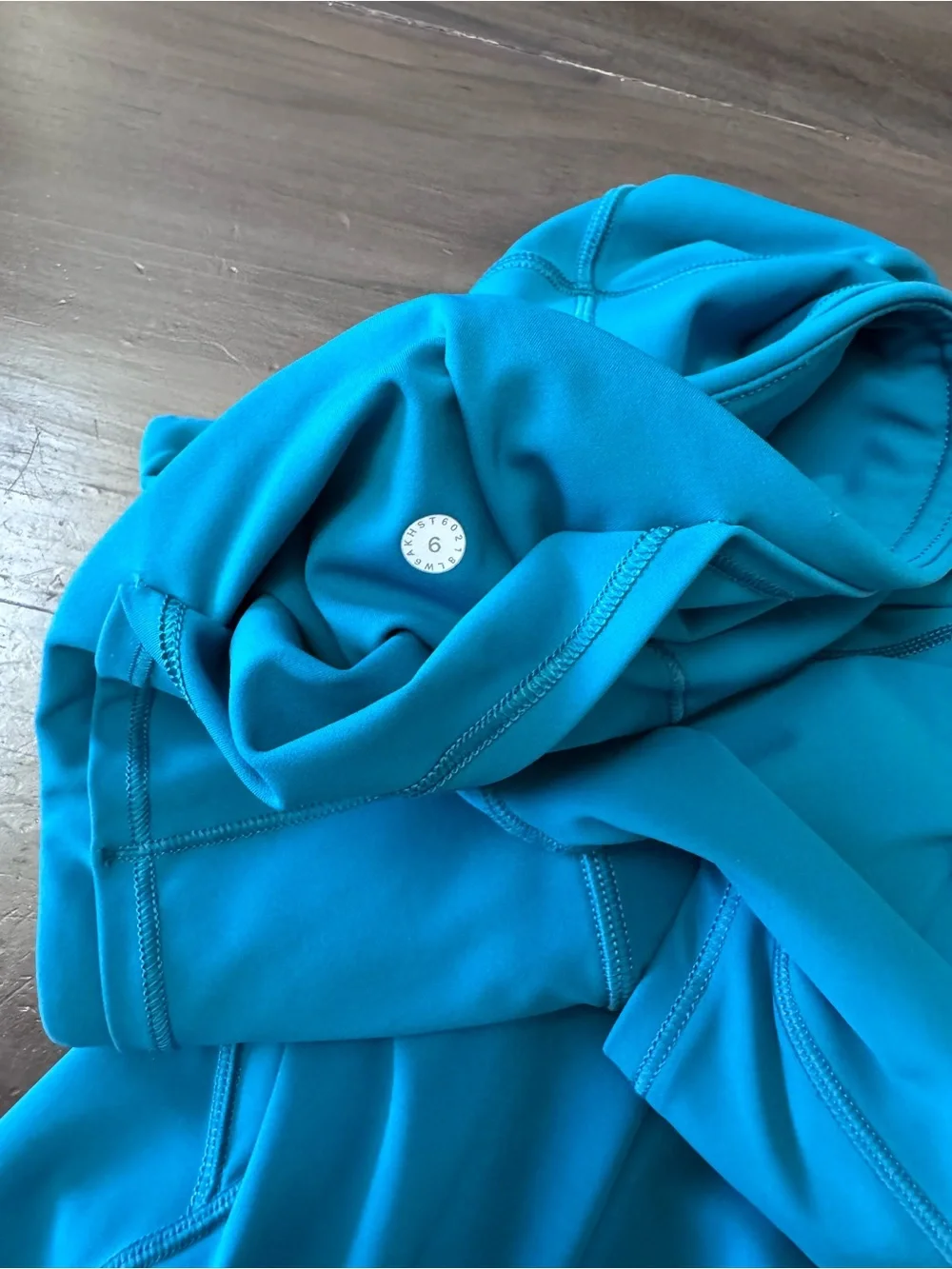 Lululemon Fast & Free Crop Nulux 19” Legging Women’s 6 Capri Blue